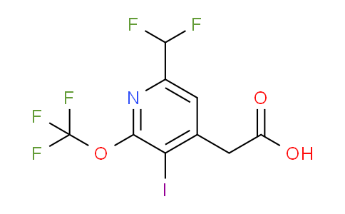 AM34736 | 1804440-24-1 | 6-(Difluoromethyl)-3-iodo-2-(trifluoromethoxy)pyridine-4-acetic acid