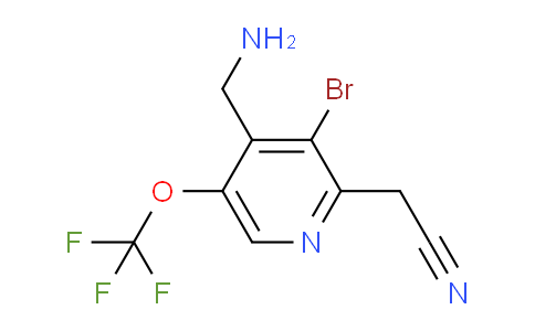 AM34741 | 1803576-72-8 | 4-(Aminomethyl)-3-bromo-5-(trifluoromethoxy)pyridine-2-acetonitrile