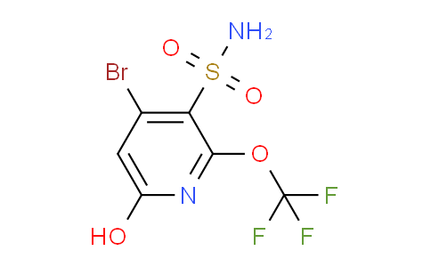 4-Bromo-6-hydroxy-2-(trifluoromethoxy)pyridine-3-sulfonamide