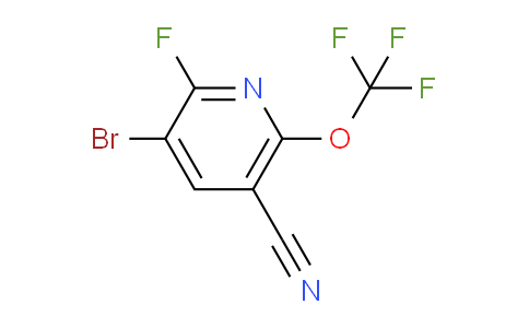 3-Bromo-5-cyano-2-fluoro-6-(trifluoromethoxy)pyridine