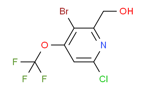3-Bromo-6-chloro-4-(trifluoromethoxy)pyridine-2-methanol