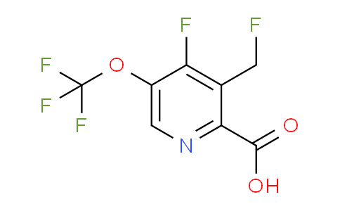 AM34763 | 1804764-95-1 | 4-Fluoro-3-(fluoromethyl)-5-(trifluoromethoxy)pyridine-2-carboxylic acid