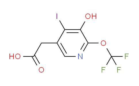 AM34770 | 1804676-87-6 | 3-Hydroxy-4-iodo-2-(trifluoromethoxy)pyridine-5-acetic acid