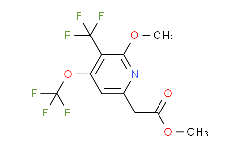 AM34784 | 1806747-80-7 | Methyl 2-methoxy-4-(trifluoromethoxy)-3-(trifluoromethyl)pyridine-6-acetate