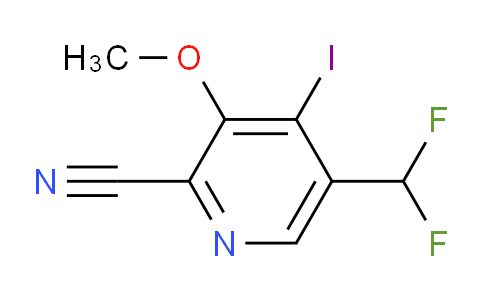 AM34797 | 1805285-29-3 | 2-Cyano-5-(difluoromethyl)-4-iodo-3-methoxypyridine