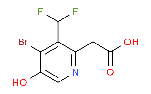 AM34810 | 1805243-31-5 | 4-Bromo-3-(difluoromethyl)-5-hydroxypyridine-2-acetic acid