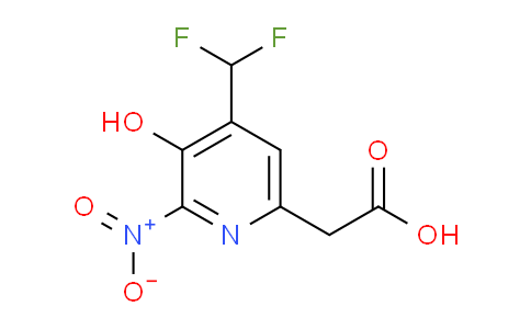 AM34813 | 1807011-36-4 | 4-(Difluoromethyl)-3-hydroxy-2-nitropyridine-6-acetic acid