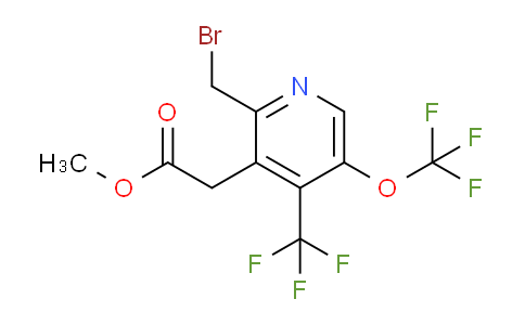 AM34815 | 1804876-39-8 | Methyl 2-(bromomethyl)-5-(trifluoromethoxy)-4-(trifluoromethyl)pyridine-3-acetate