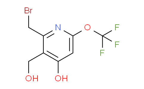 2-(Bromomethyl)-4-hydroxy-6-(trifluoromethoxy)pyridine-3-methanol
