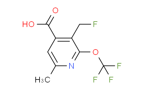 AM34831 | 1361712-77-7 | 3-(Fluoromethyl)-6-methyl-2-(trifluoromethoxy)pyridine-4-carboxylic acid