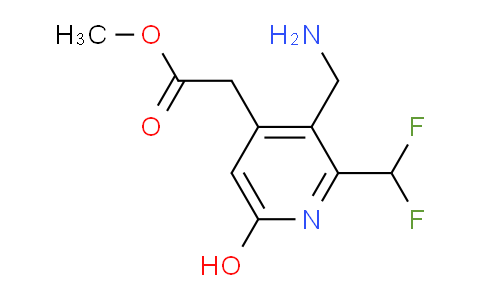 AM34838 | 1805621-75-3 | Methyl 3-(aminomethyl)-2-(difluoromethyl)-6-hydroxypyridine-4-acetate