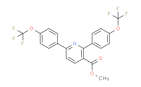 AM34845 | 1261655-50-8 | Methyl 2,6-bis(4-(trifluoromethoxy)phenyl)nicotinate