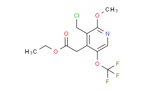 AM34847 | 1806770-43-3 | Ethyl 3-(chloromethyl)-2-methoxy-5-(trifluoromethoxy)pyridine-4-acetate