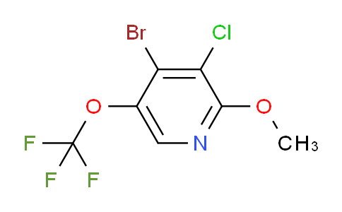 AM34848 | 1806171-83-4 | 4-Bromo-3-chloro-2-methoxy-5-(trifluoromethoxy)pyridine