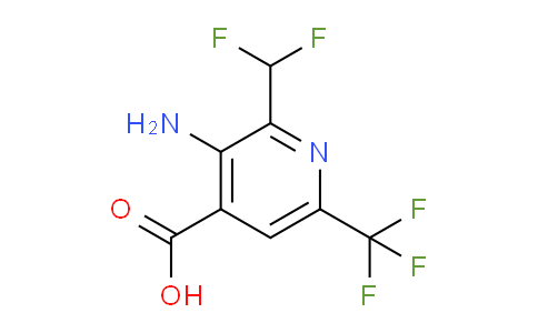 AM34854 | 1805231-26-8 | 3-Amino-2-(difluoromethyl)-6-(trifluoromethyl)pyridine-4-carboxylic acid