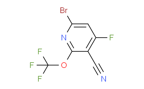 AM34863 | 1804583-67-2 | 6-Bromo-3-cyano-4-fluoro-2-(trifluoromethoxy)pyridine