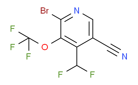 AM34864 | 1803978-74-6 | 2-Bromo-5-cyano-4-(difluoromethyl)-3-(trifluoromethoxy)pyridine