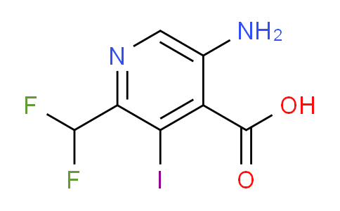 AM34873 | 1805138-41-3 | 5-Amino-2-(difluoromethyl)-3-iodopyridine-4-carboxylic acid