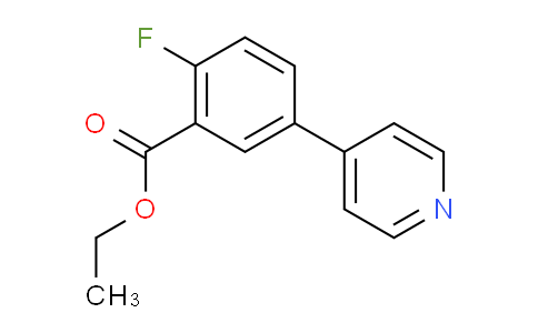 Ethyl 2-fluoro-5-(pyridin-4-yl)benzoate
