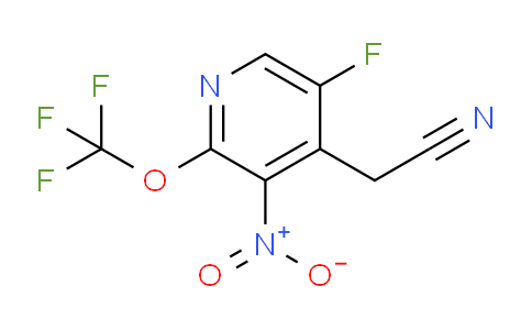 5-Fluoro-3-nitro-2-(trifluoromethoxy)pyridine-4-acetonitrile