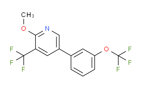 2-Methoxy-5-(3-(trifluoromethoxy)phenyl)-3-(trifluoromethyl)pyridine