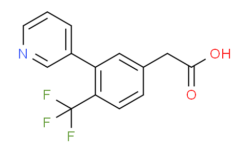2-(3-(Pyridin-3-yl)-4-(trifluoromethyl)phenyl)acetic acid