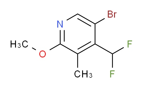 5-Bromo-4-(difluoromethyl)-2-methoxy-3-methylpyridine