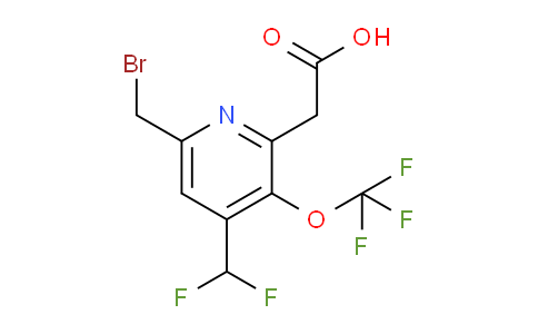 AM34888 | 1805282-11-4 | 6-(Bromomethyl)-4-(difluoromethyl)-3-(trifluoromethoxy)pyridine-2-acetic acid