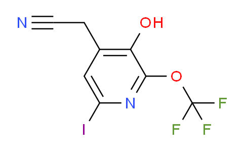 3-Hydroxy-6-iodo-2-(trifluoromethoxy)pyridine-4-acetonitrile