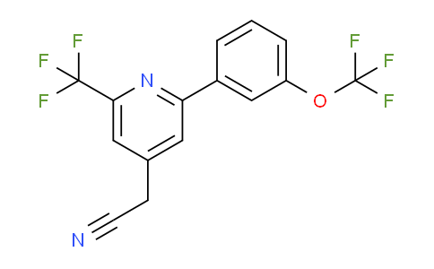 AM34893 | 1261452-42-9 | 2-(3-(Trifluoromethoxy)phenyl)-6-(trifluoromethyl)pyridine-4-acetonitrile