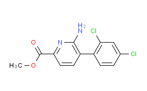 AM34920 | 1361849-37-7 | Methyl 6-amino-5-(2,4-dichlorophenyl)picolinate