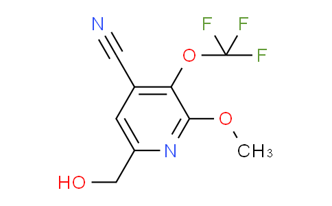 4-Cyano-2-methoxy-3-(trifluoromethoxy)pyridine-6-methanol