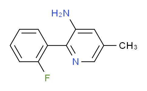2-(2-Fluorophenyl)-5-methylpyridin-3-amine
