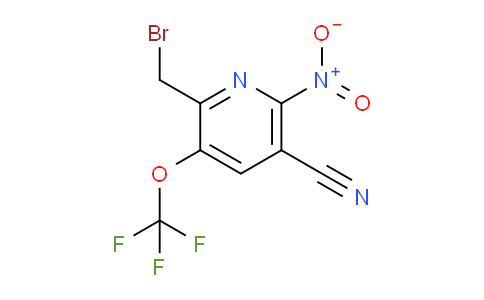 2-(Bromomethyl)-5-cyano-6-nitro-3-(trifluoromethoxy)pyridine