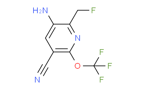 3-Amino-5-cyano-2-(fluoromethyl)-6-(trifluoromethoxy)pyridine