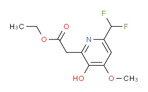 AM34952 | 1805252-63-4 | Ethyl 6-(difluoromethyl)-3-hydroxy-4-methoxypyridine-2-acetate