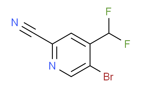 AM34964 | 1804706-95-3 | 5-Bromo-2-cyano-4-(difluoromethyl)pyridine