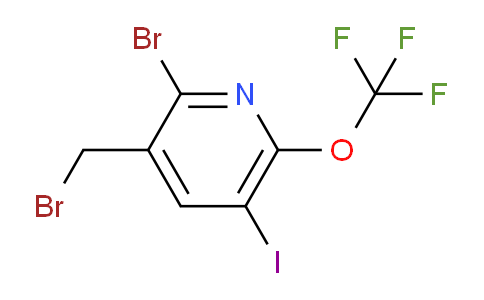 2-Bromo-3-(bromomethyl)-5-iodo-6-(trifluoromethoxy)pyridine