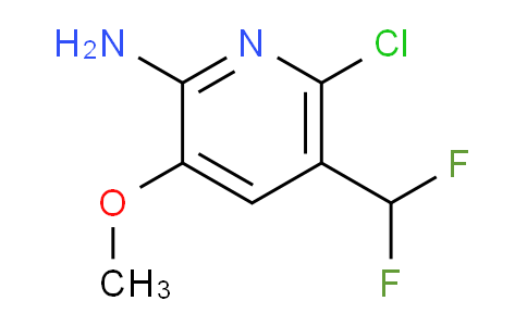 2-Amino-6-chloro-5-(difluoromethyl)-3-methoxypyridine