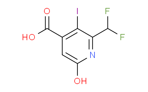 2-(Difluoromethyl)-6-hydroxy-3-iodopyridine-4-carboxylic acid