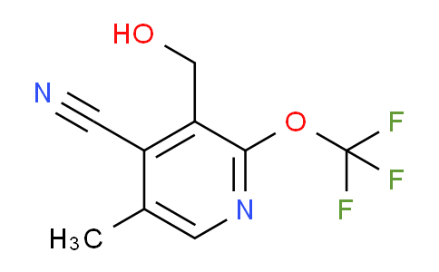 4-Cyano-5-methyl-2-(trifluoromethoxy)pyridine-3-methanol
