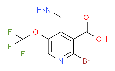 AM34990 | 1804007-94-0 | 4-(Aminomethyl)-2-bromo-5-(trifluoromethoxy)pyridine-3-carboxylic acid