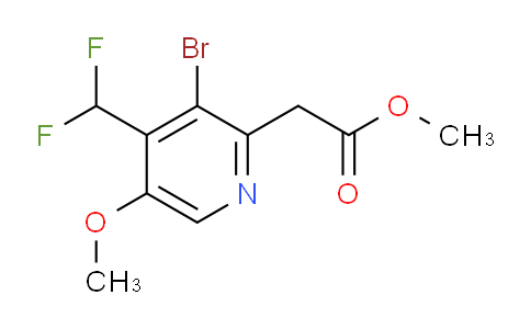 AM34994 | 1805166-89-5 | Methyl 3-bromo-4-(difluoromethyl)-5-methoxypyridine-2-acetate