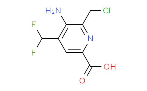 AM34997 | 1804722-83-5 | 3-Amino-2-(chloromethyl)-4-(difluoromethyl)pyridine-6-carboxylic acid