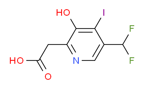 AM35009 | 1805200-44-5 | 5-(Difluoromethyl)-3-hydroxy-4-iodopyridine-2-acetic acid