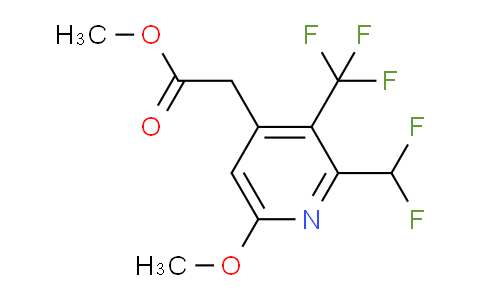 AM35011 | 1804871-58-6 | Methyl 2-(difluoromethyl)-6-methoxy-3-(trifluoromethyl)pyridine-4-acetate