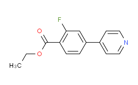 Ethyl 2-fluoro-4-(pyridin-4-yl)benzoate