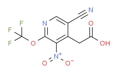 5-Cyano-3-nitro-2-(trifluoromethoxy)pyridine-4-acetic acid