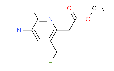 Methyl 3-amino-5-(difluoromethyl)-2-fluoropyridine-6-acetate