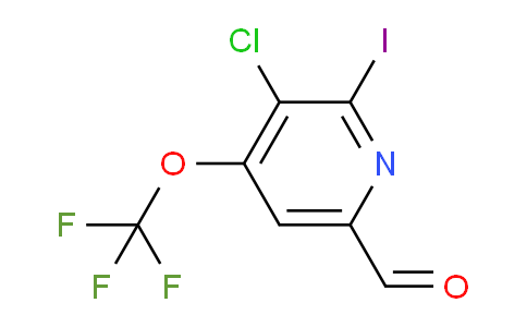 AM35061 | 1804400-84-7 | 3-Chloro-2-iodo-4-(trifluoromethoxy)pyridine-6-carboxaldehyde